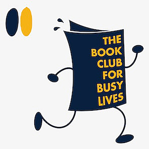 Book Club for Busy Lives podcast logo.