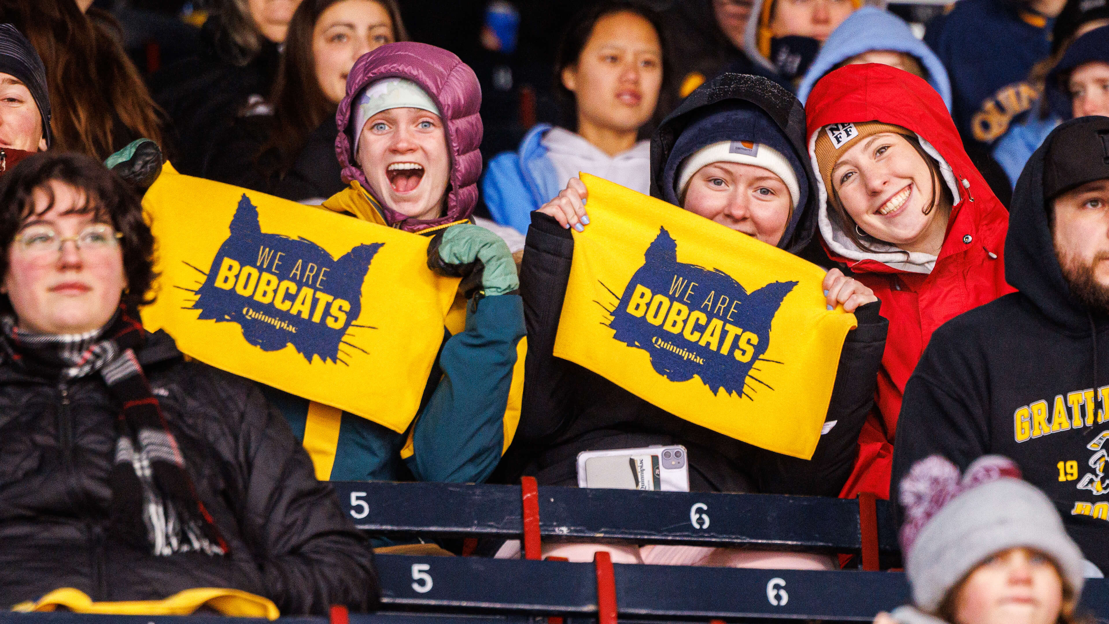 Fans cheer at Frozen Fenway