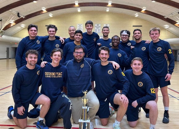 Men's Club Volleyball Team at NECVL Championship