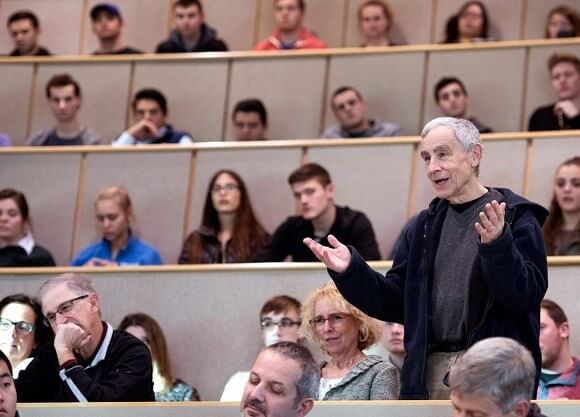 Man Speaking in classroom