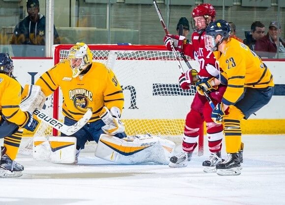 Hockey goalie defends against allergy to ice