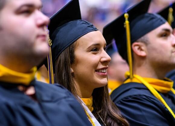 Student celebrate graduation