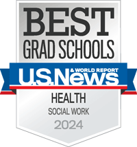 US News Best Grad School for Social Work 2024 Badge