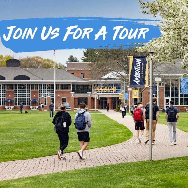 Join us for a tour of Quinnipiac's Mount Carmel Campus including the library and student center