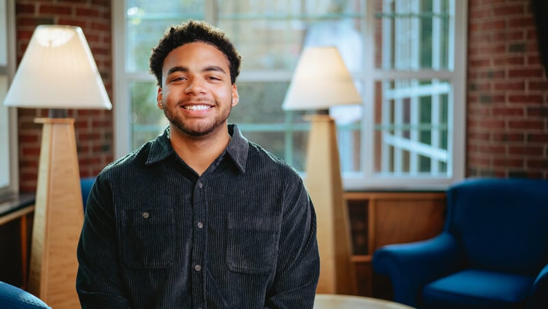 Omari Brannen, a Sawhney Leadership fellow.