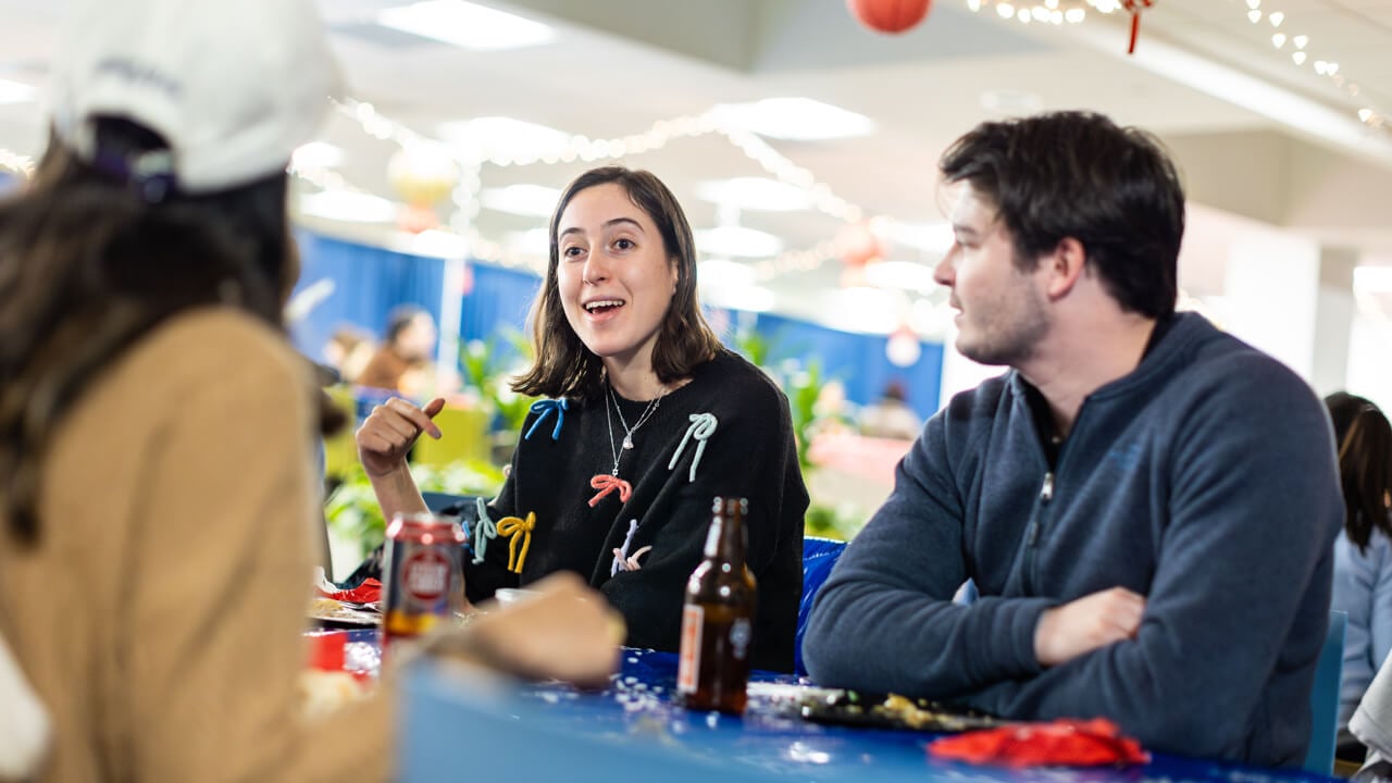 People sitting at a table