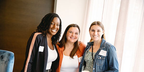 Quinnipiac alumni at an event in Los Angeles, CA