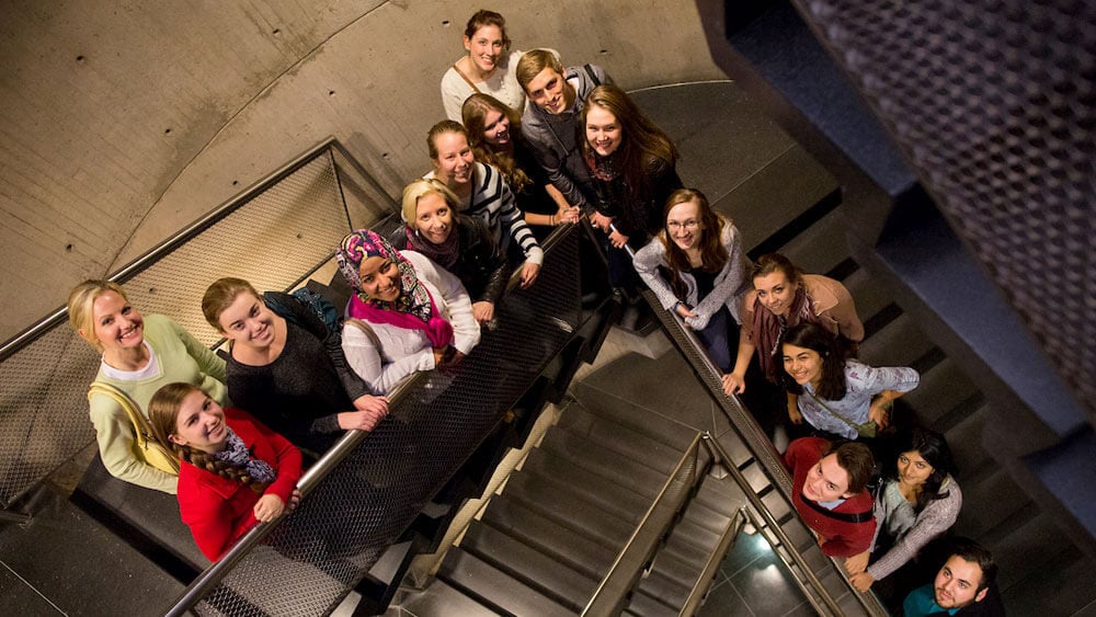 Thirteen students from the Quinnipiac University Honors Program visited the Yale University Art Gallery as a part of The Other New Haven Program.