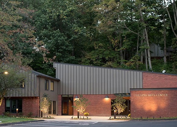 Exterior view of the Theater Arts Center